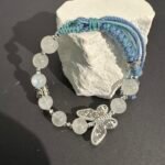 Handmade braided rope design with moonstone. - Image 4