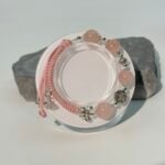 Pink Crystal Handmade Braided Rope Design - Image 2