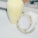 Designer bracelet made of natural white crystal. - Image 3