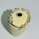 Designer bracelet made of natural white crystal. - Image 5