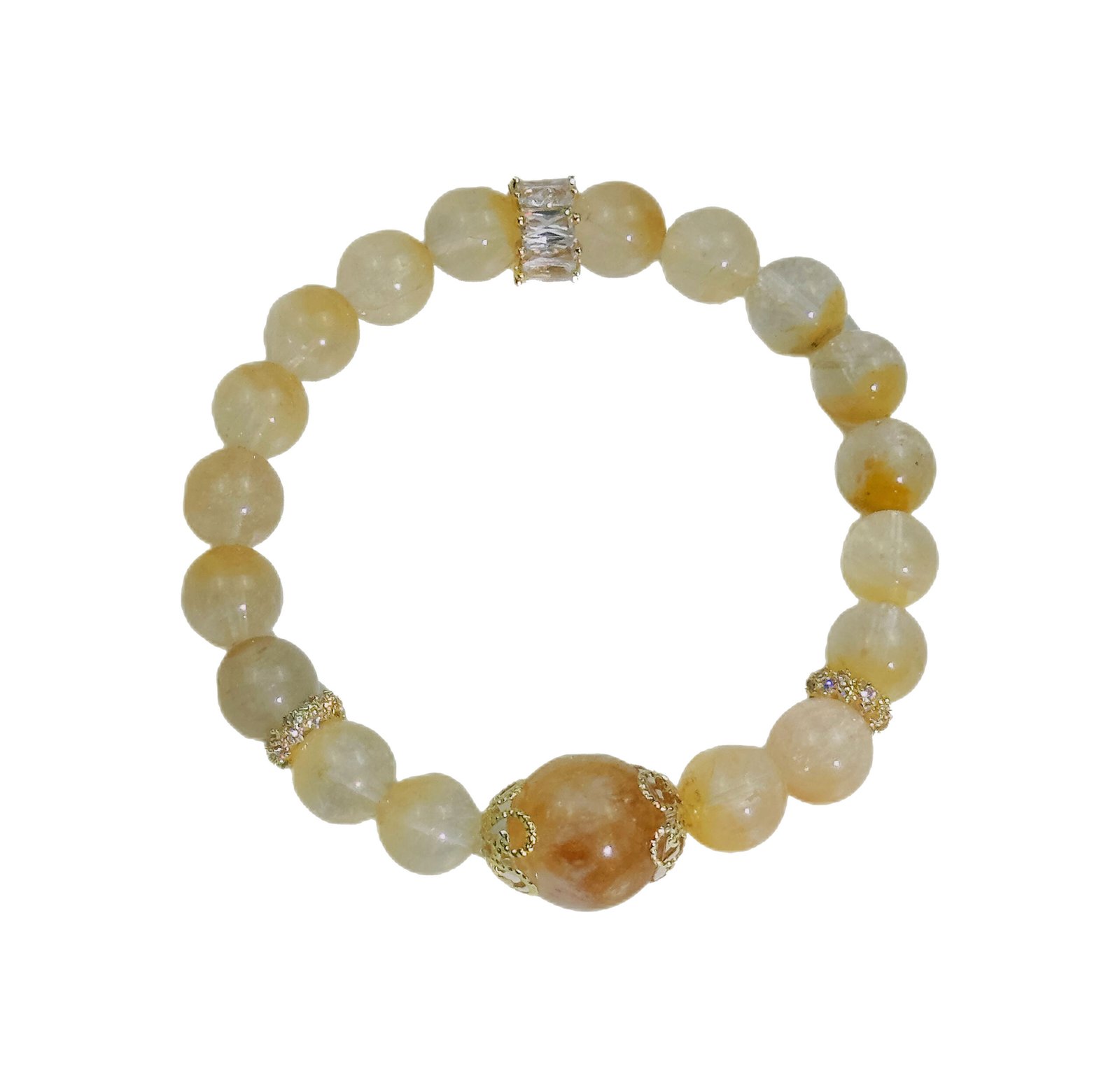 2024_06_06_14_09_IMG_1943 Yellow Rabbit Hair Crystal Strand Design - Image 1