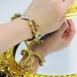 Yellow Crystal Handmade Braided Rope Design - Image 5