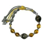 Handmade braided rope design with moonstone.